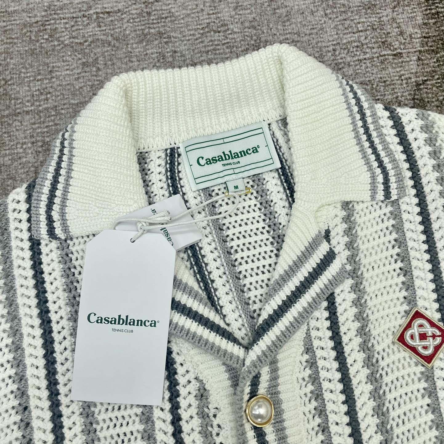 Casablanca Crochet Textured Cardigan   Z6003 - DesignerGu