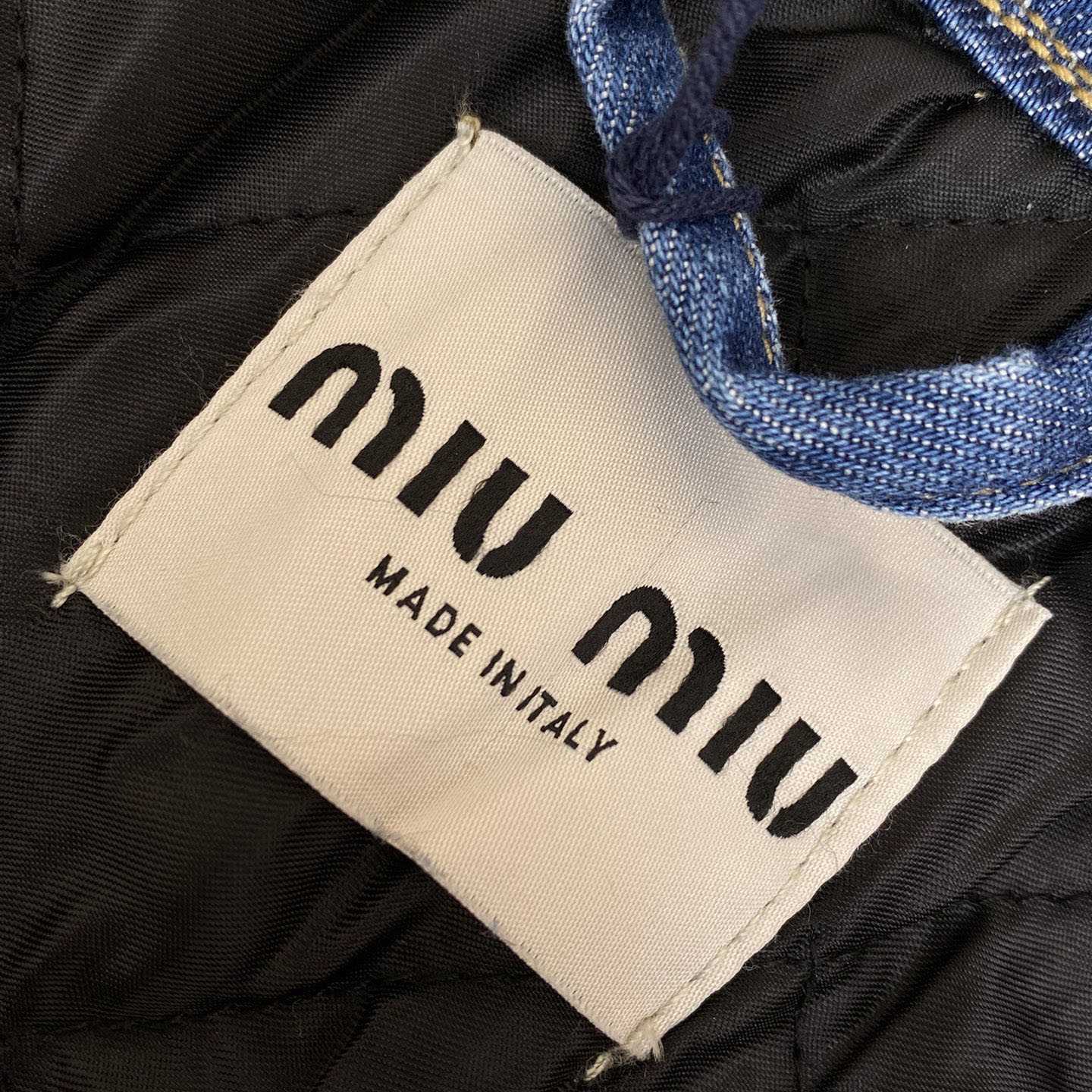 Miu Miu Denim Down Jacket - DesignerGu