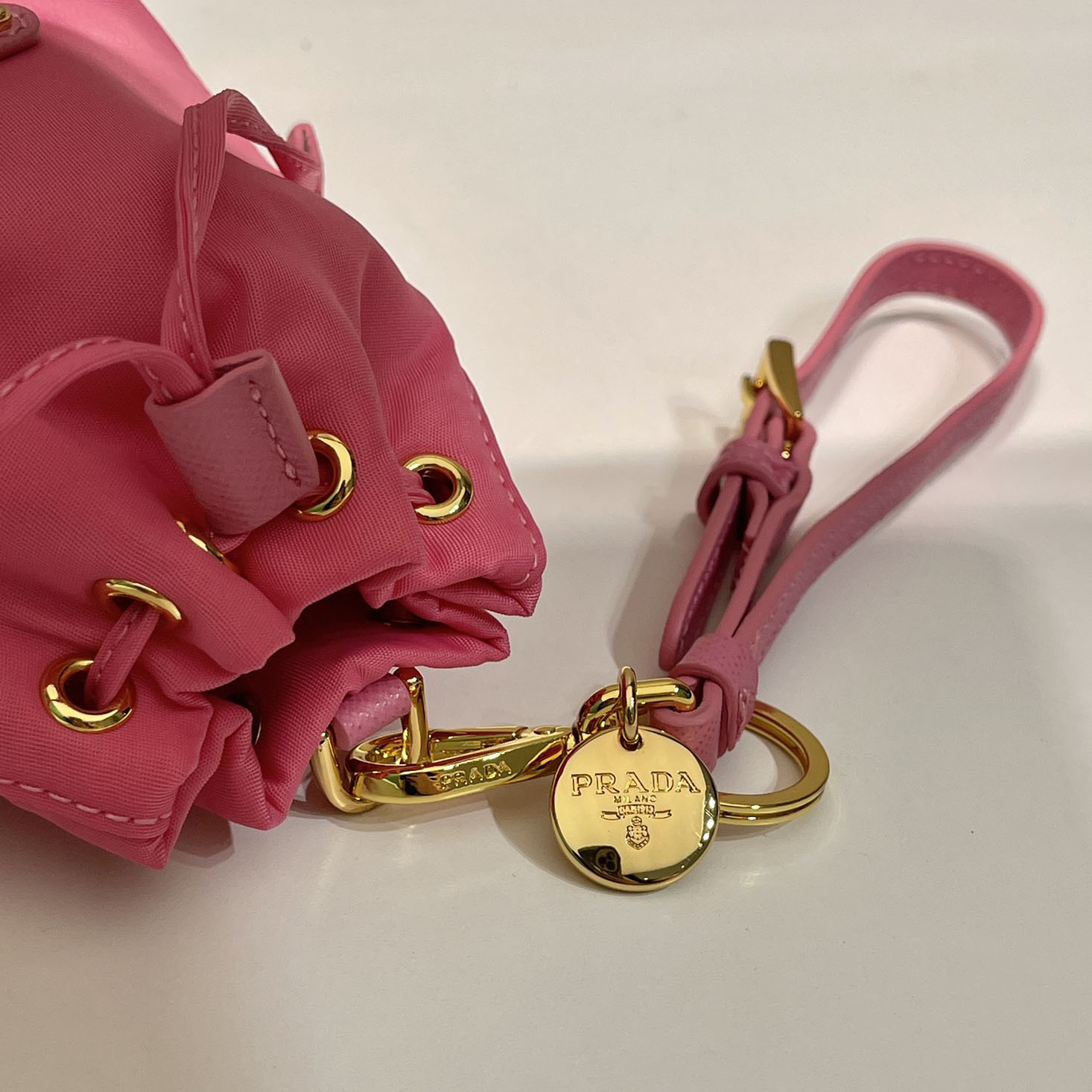 Prada Mini Icon Re-Nylon Bag Charm - DesignerGu