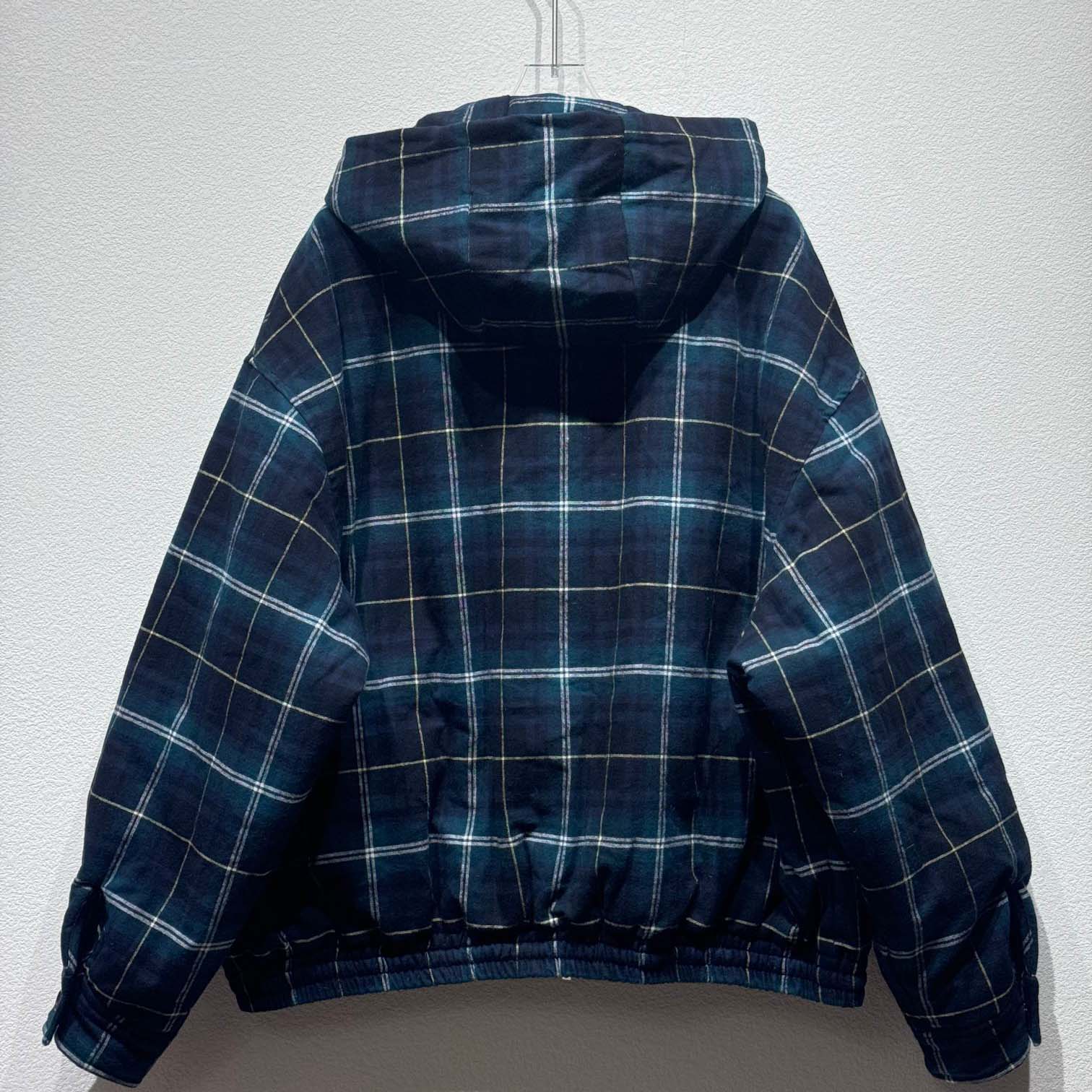 Miu Miu Plaid Hoodie Jacket - DesignerGu