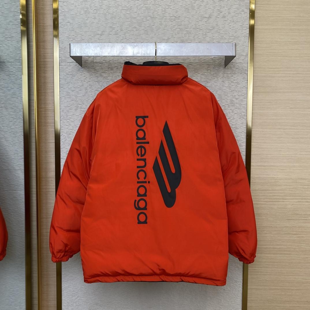 Balenciaga Logo-print Reversible Puffer Jacket - DesignerGu