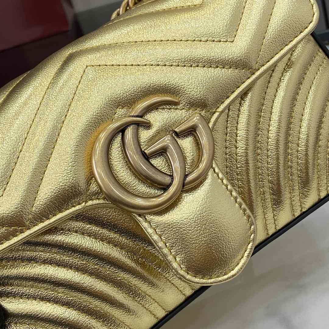 Gucci GG Marmont Mini Shoulder Bag - DesignerGu