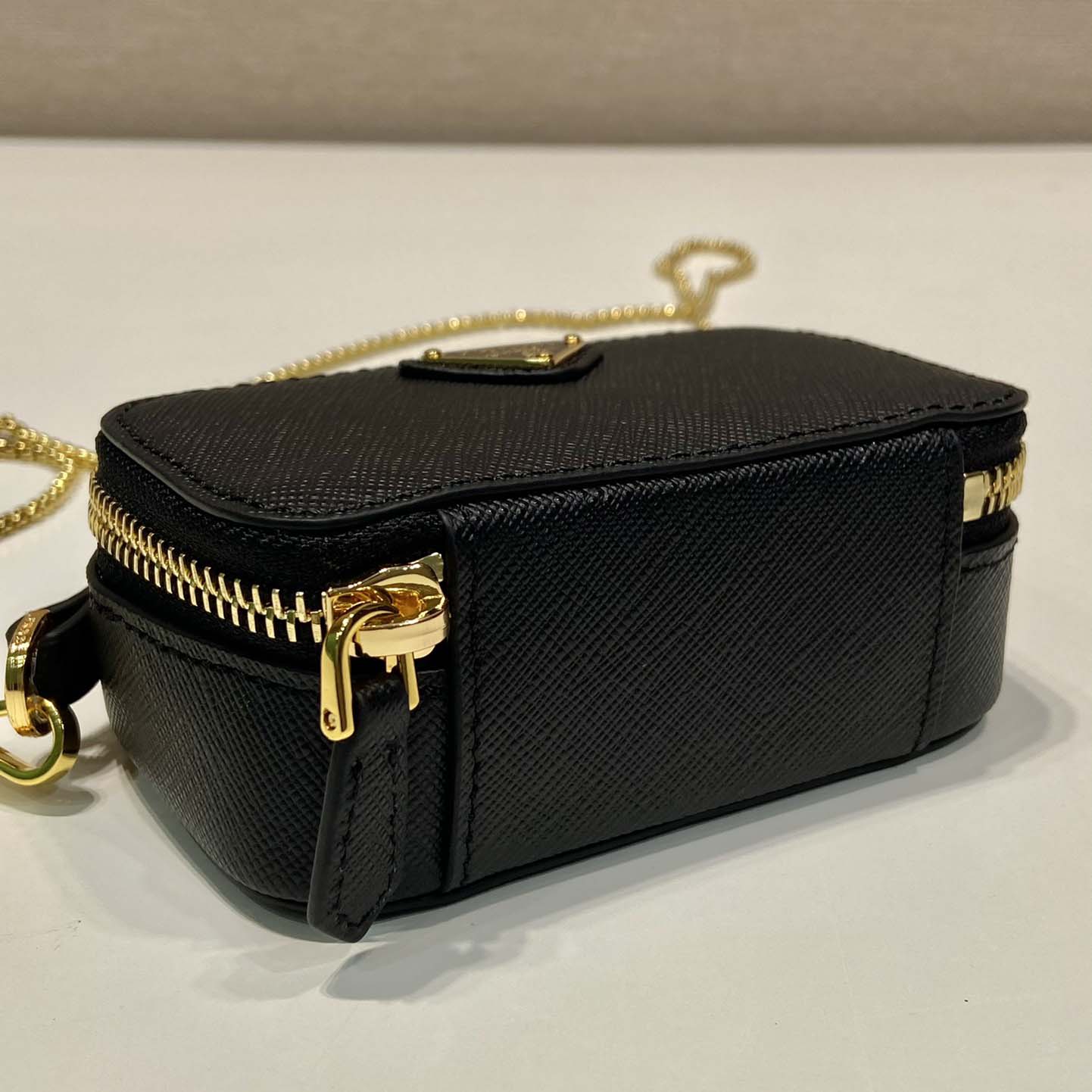 Prada Saffiano Leather Mini-pouch - DesignerGu