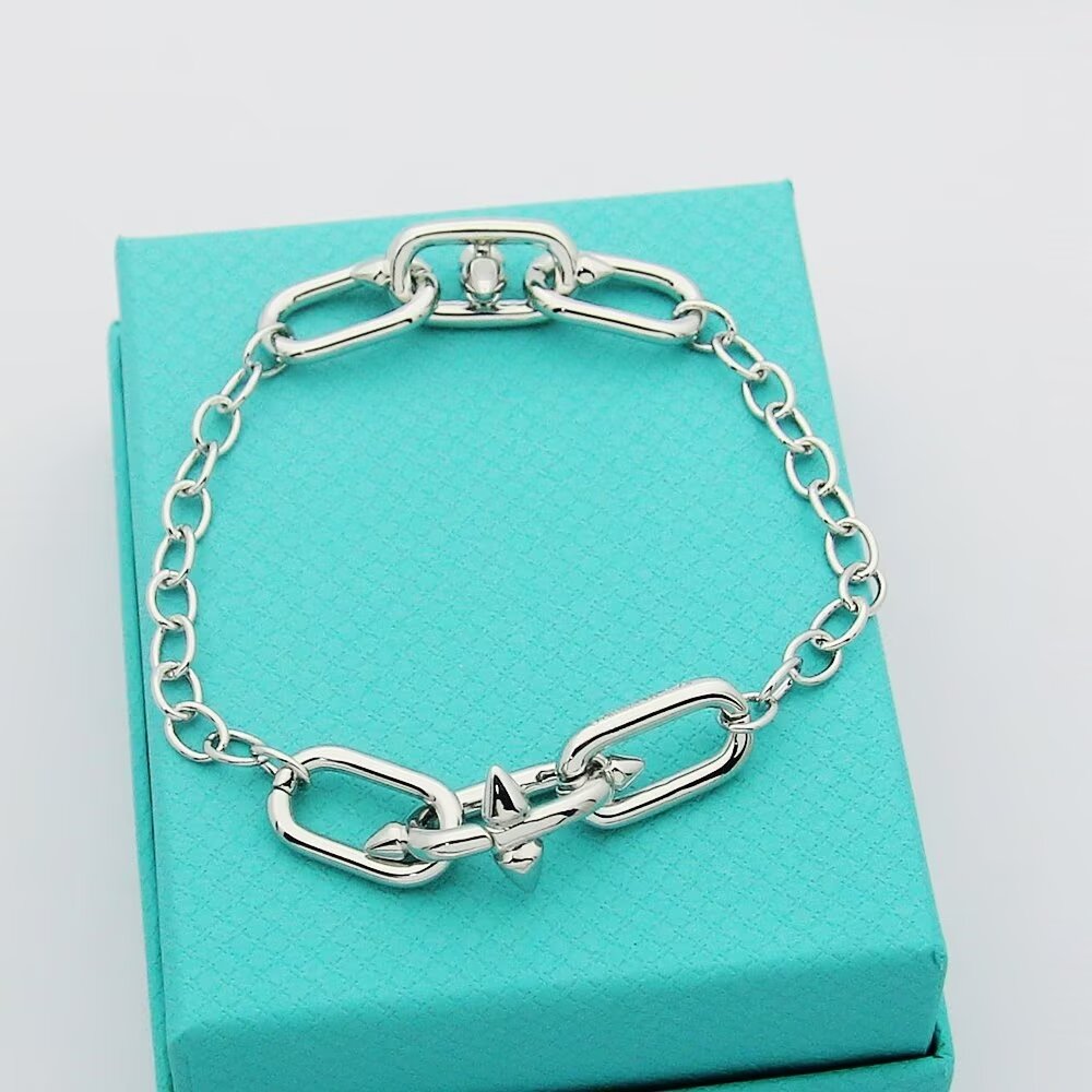 Tiffany & Co. Tiffany Titan by Pharrell Williams Medium Link Station Bracelet  - DesignerGu