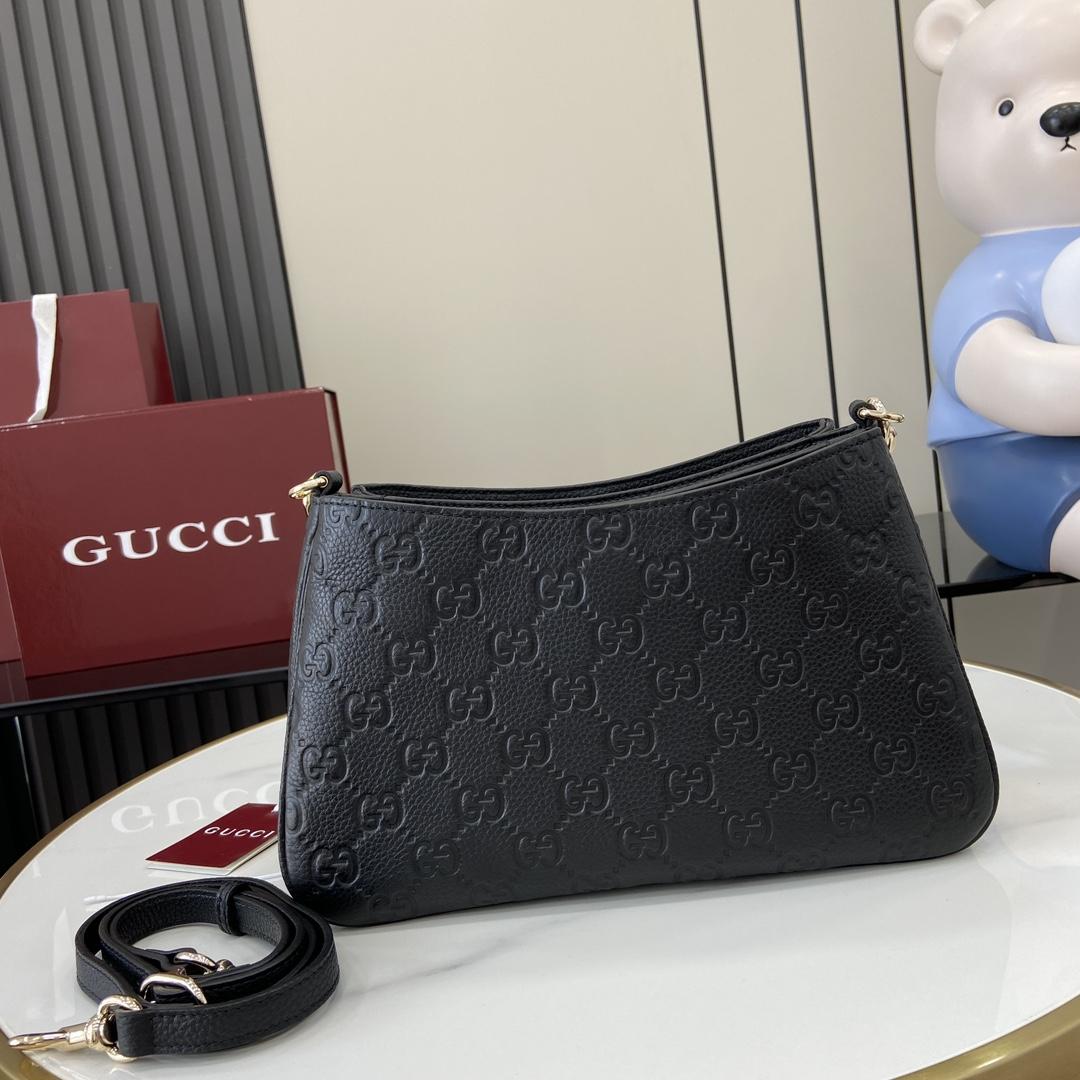 Gucci GG Emblem Mini Shoulder Bag  - DesignerGu