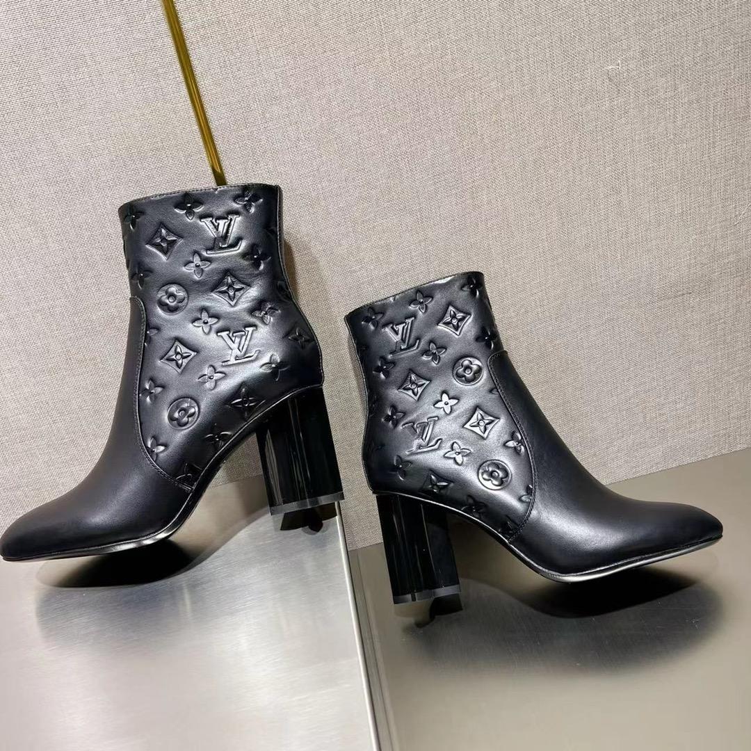 Louis Vuitton Monogram Ankle Boot - DesignerGu