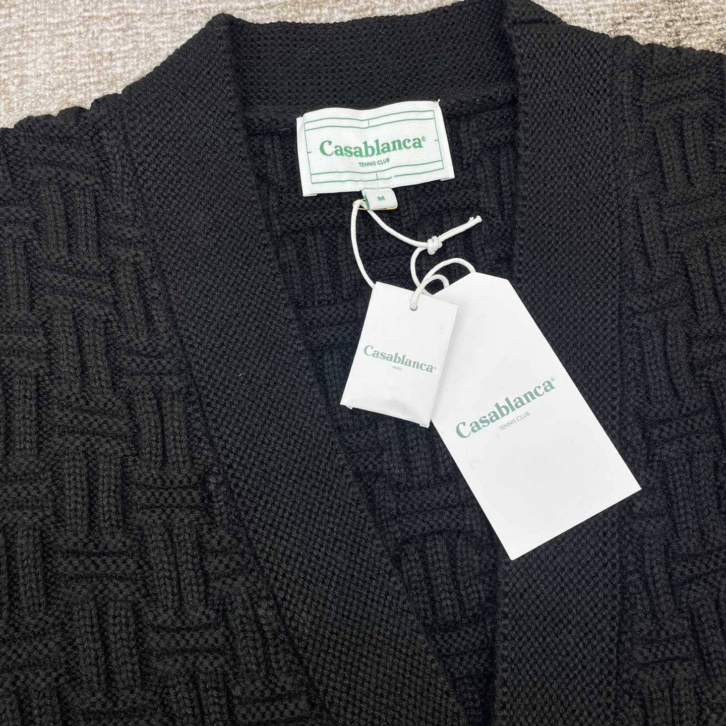 Casablanca Column Stitch Cardigan     D0083 - DesignerGu