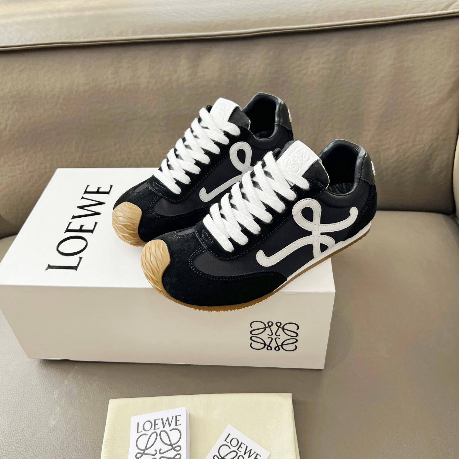 Loewe Ballet Runner 2.0 In Nylon And Calfskin - DesignerGu