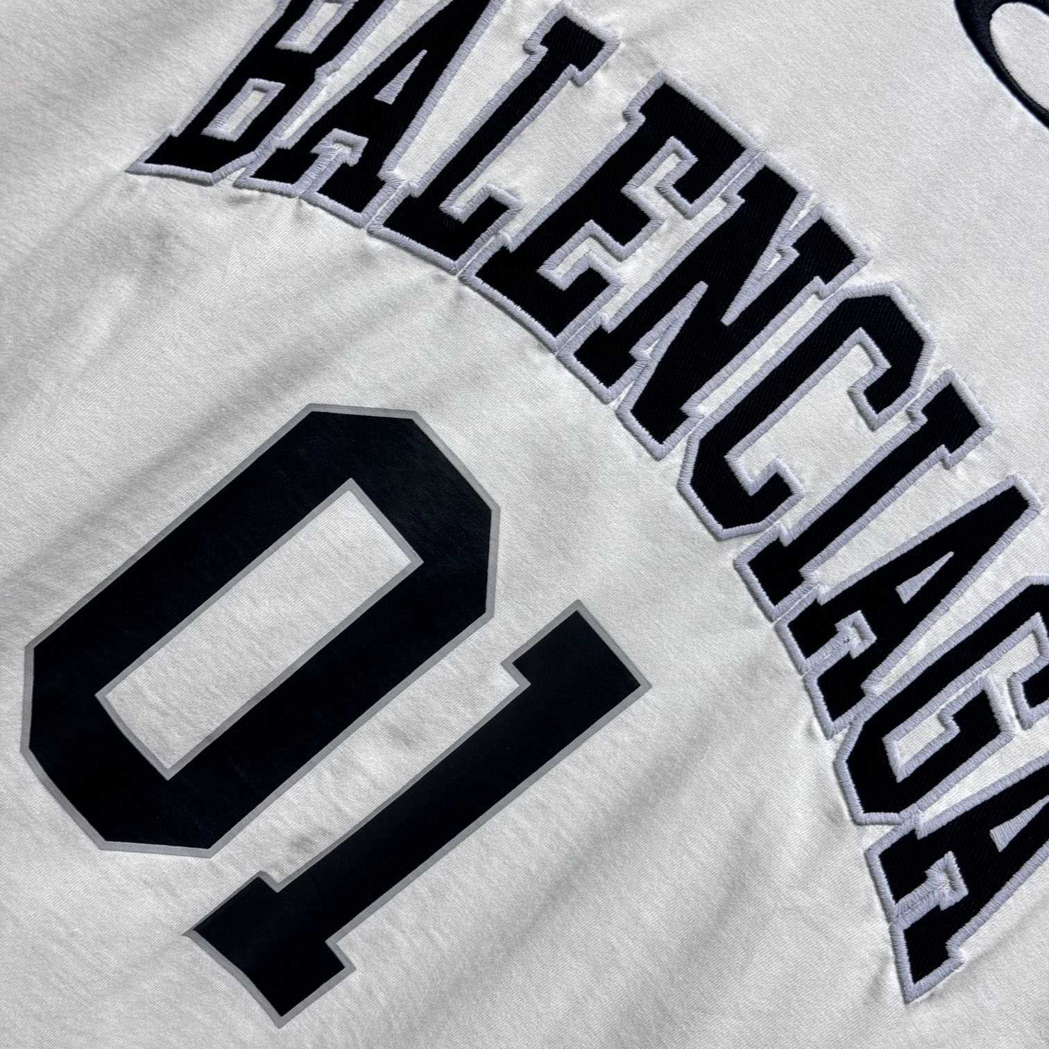 Balenciaga Basketball Series - Oversized T-Shirt In Off White - DesignerGu