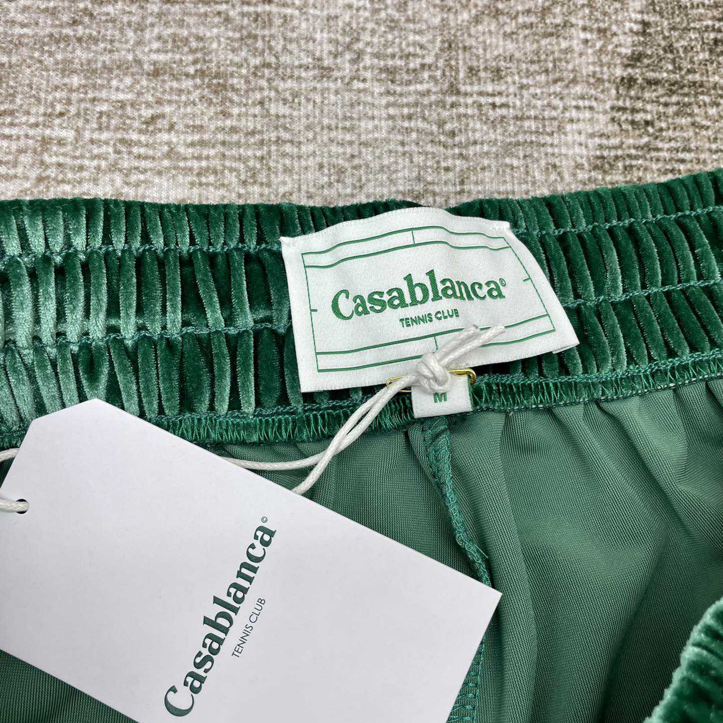 Casablanca Velour Laurel Shorts   c939 - DesignerGu