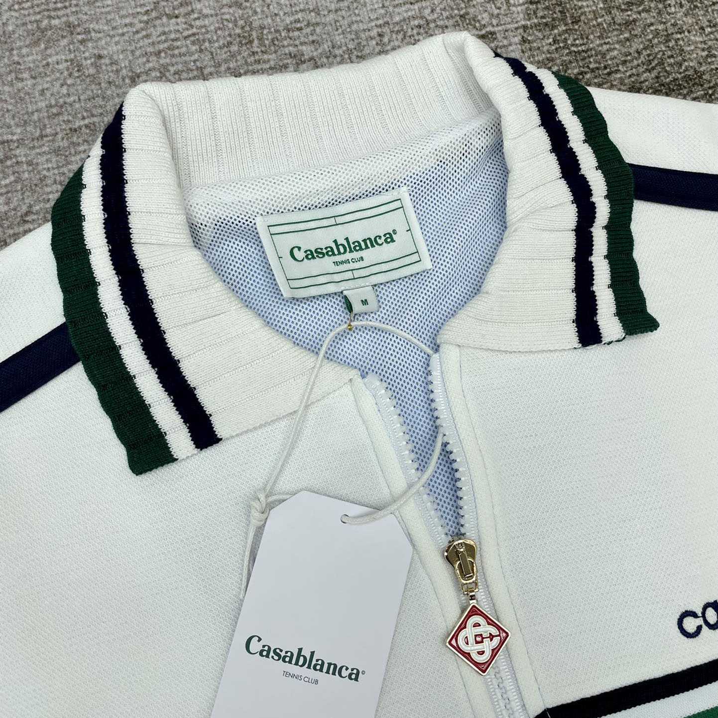 Casablanca Logo-embroidered Panelled Track Jacket   c880 - DesignerGu