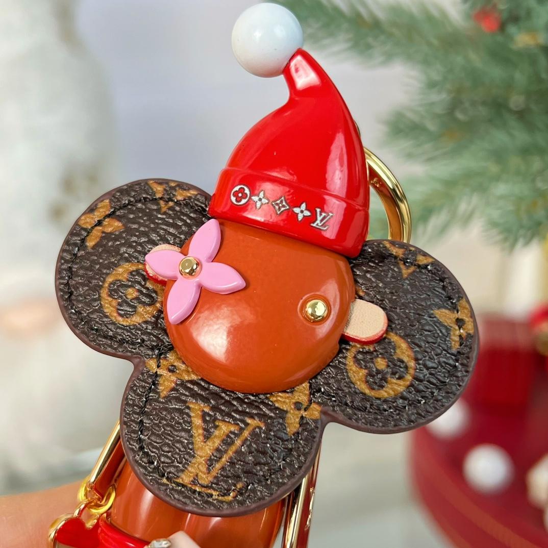 Louis Vuitton Vivienne Xmas Bag Charm And Key Holder   - DesignerGu