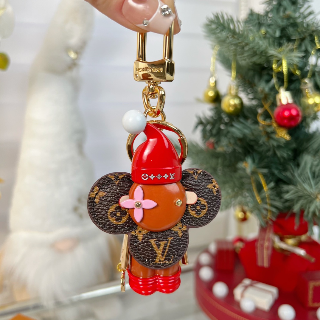 Louis Vuitton Vivienne Xmas Bag Charm And Key Holder   - DesignerGu