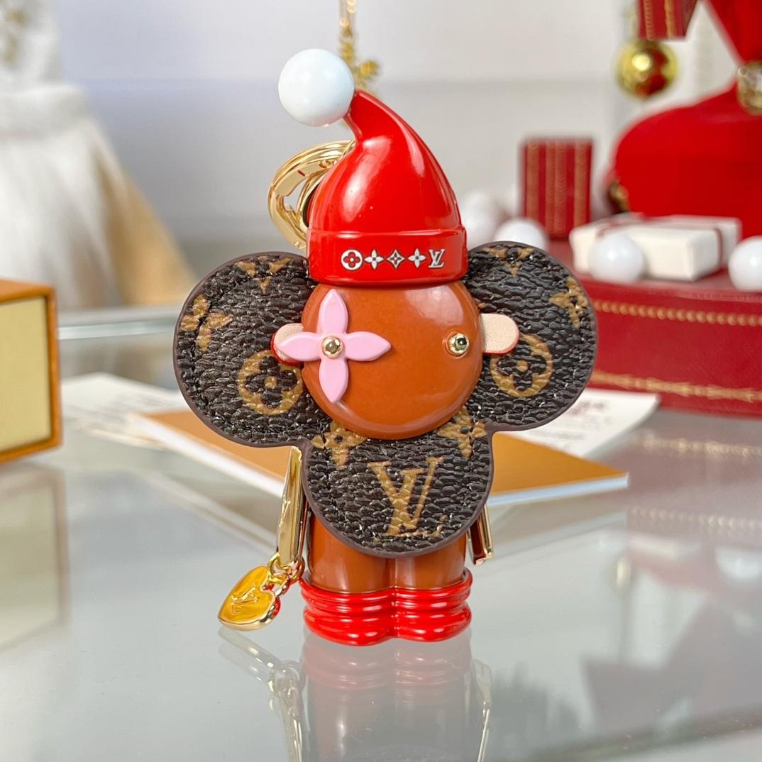 Louis Vuitton Vivienne Xmas Bag Charm And Key Holder   - DesignerGu