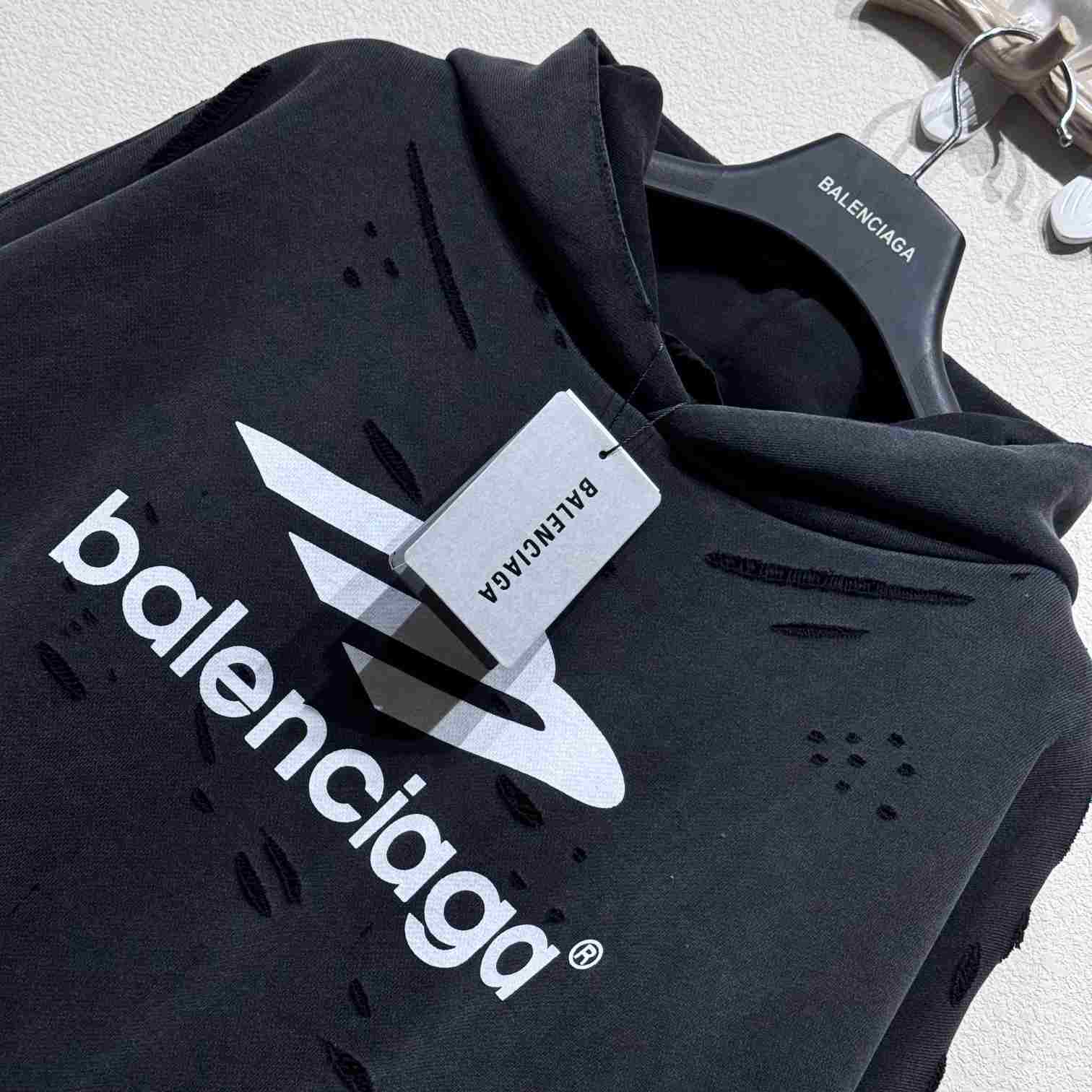 Balenciaga 3b Sports Icon Hoodie - DesignerGu