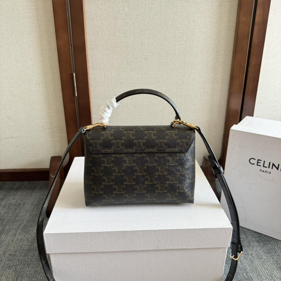 Celine Teen Nino Bag In Triomphe Canvas - DesignerGu