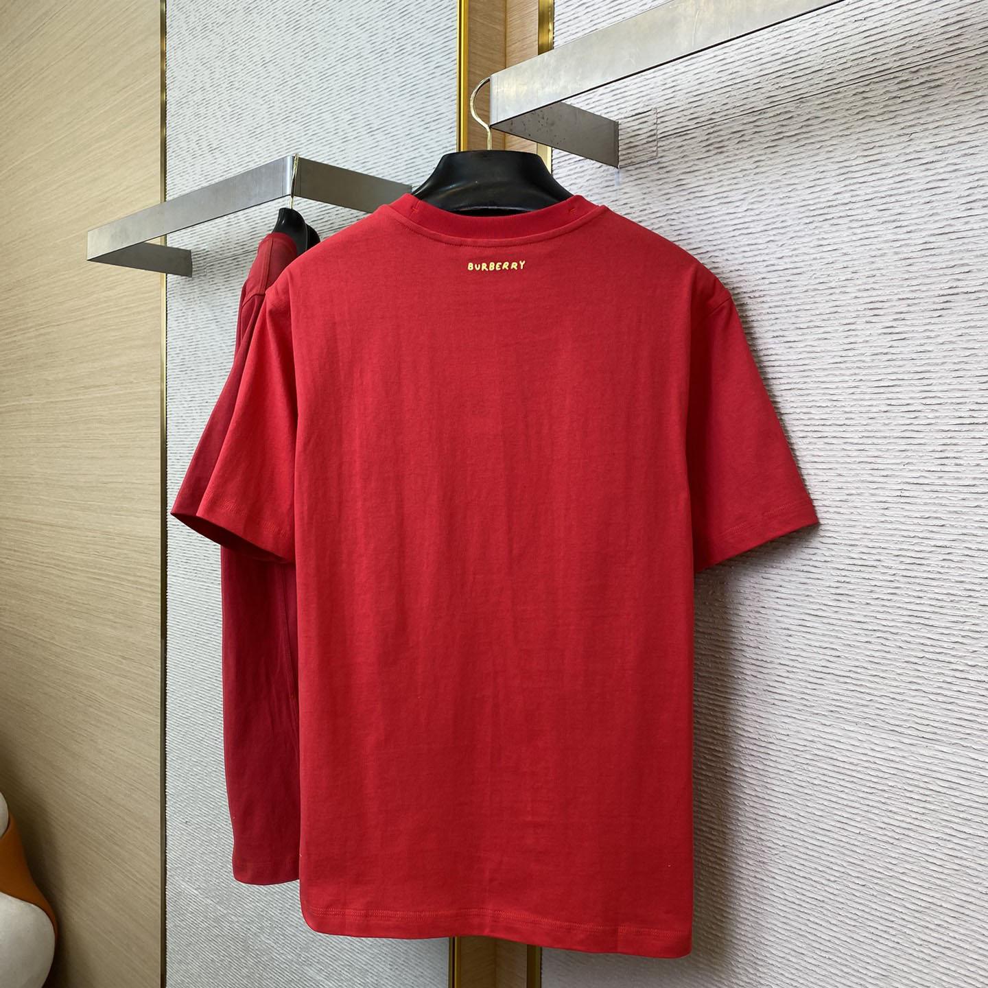 Burberry B Snake Cotton T-shirt  - DesignerGu