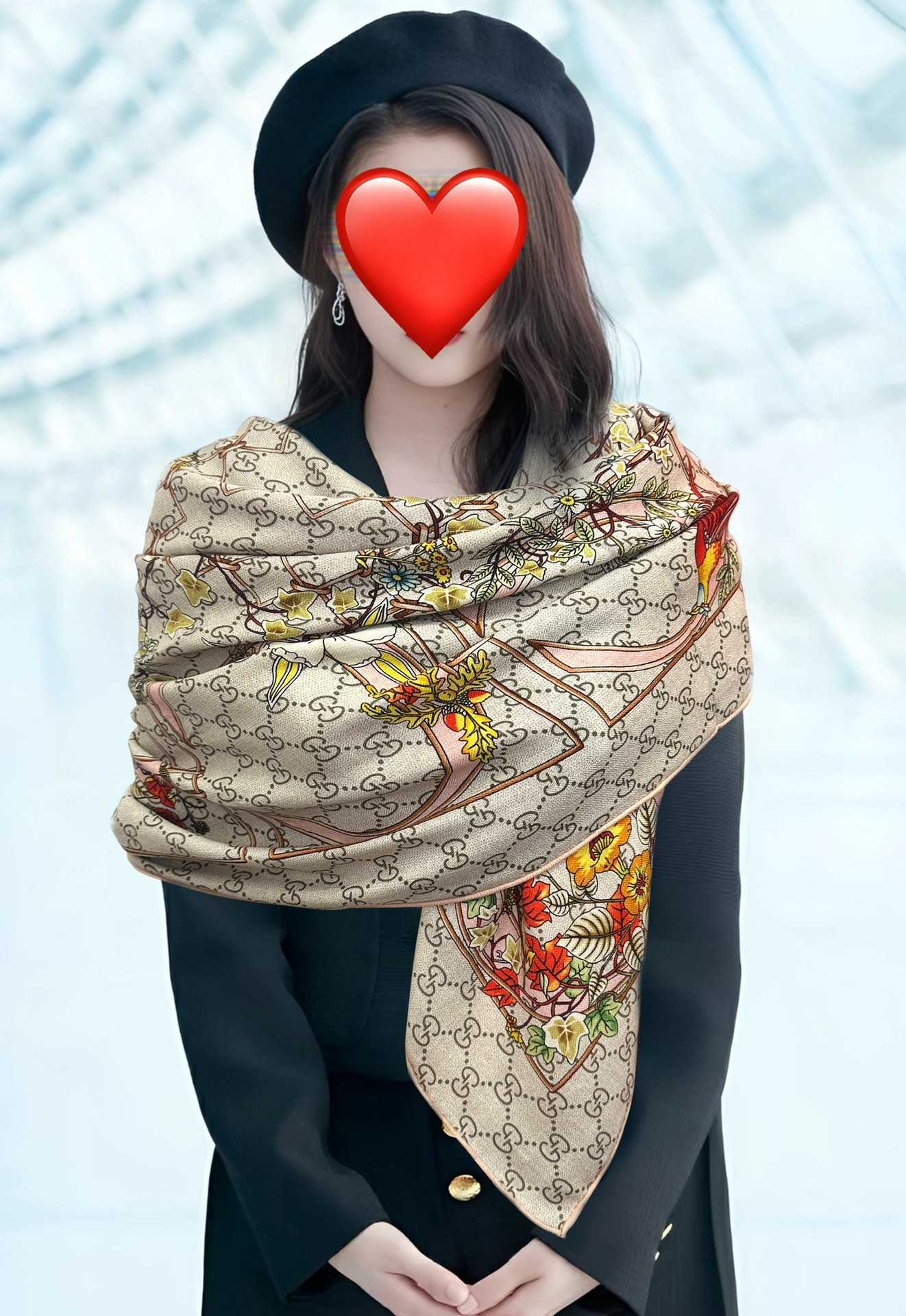 Gucci Scarf    140x140cm - DesignerGu