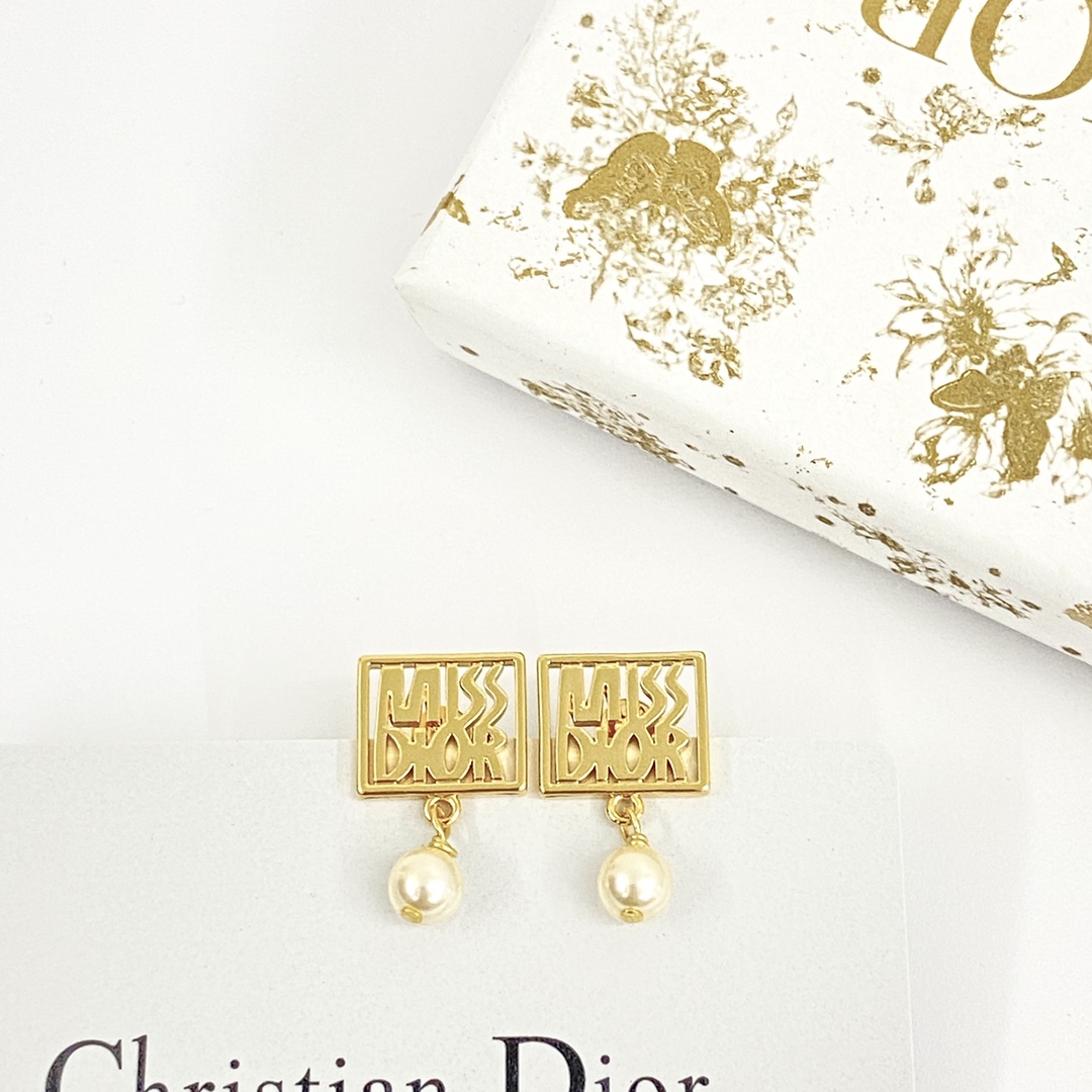 Dior Earrings - DesignerGu