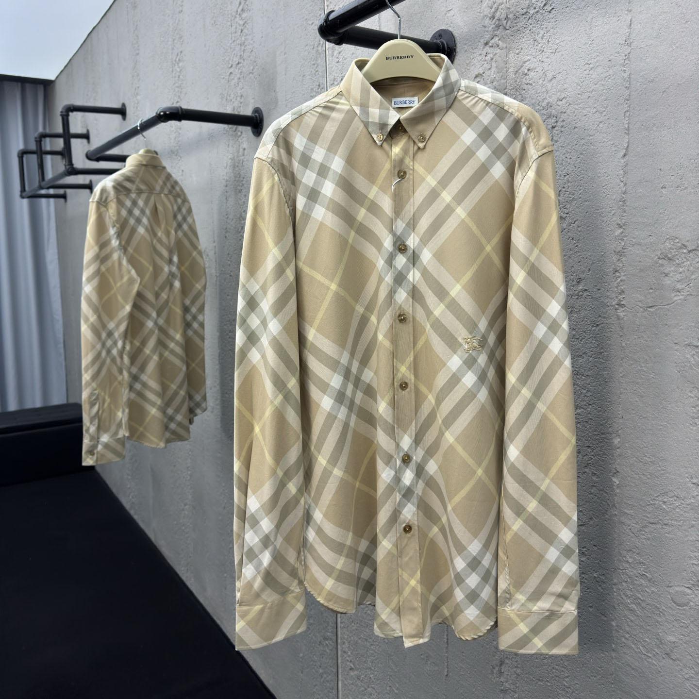 Burberry Vintage-check Cotton Shirt - DesignerGu