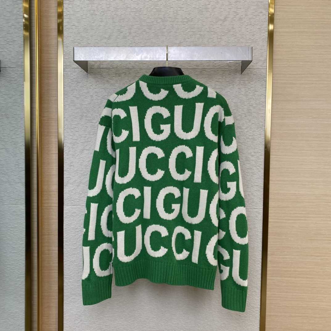 Gucci Logo-intarsia Wool Jumper - DesignerGu