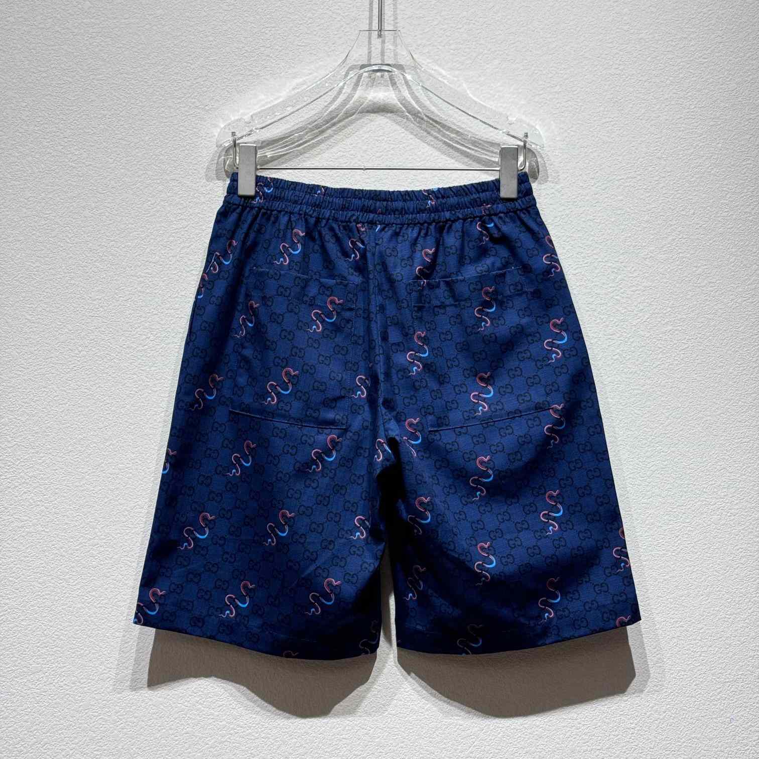 Gucci Printed Cotton Ripstop Shorts - DesignerGu