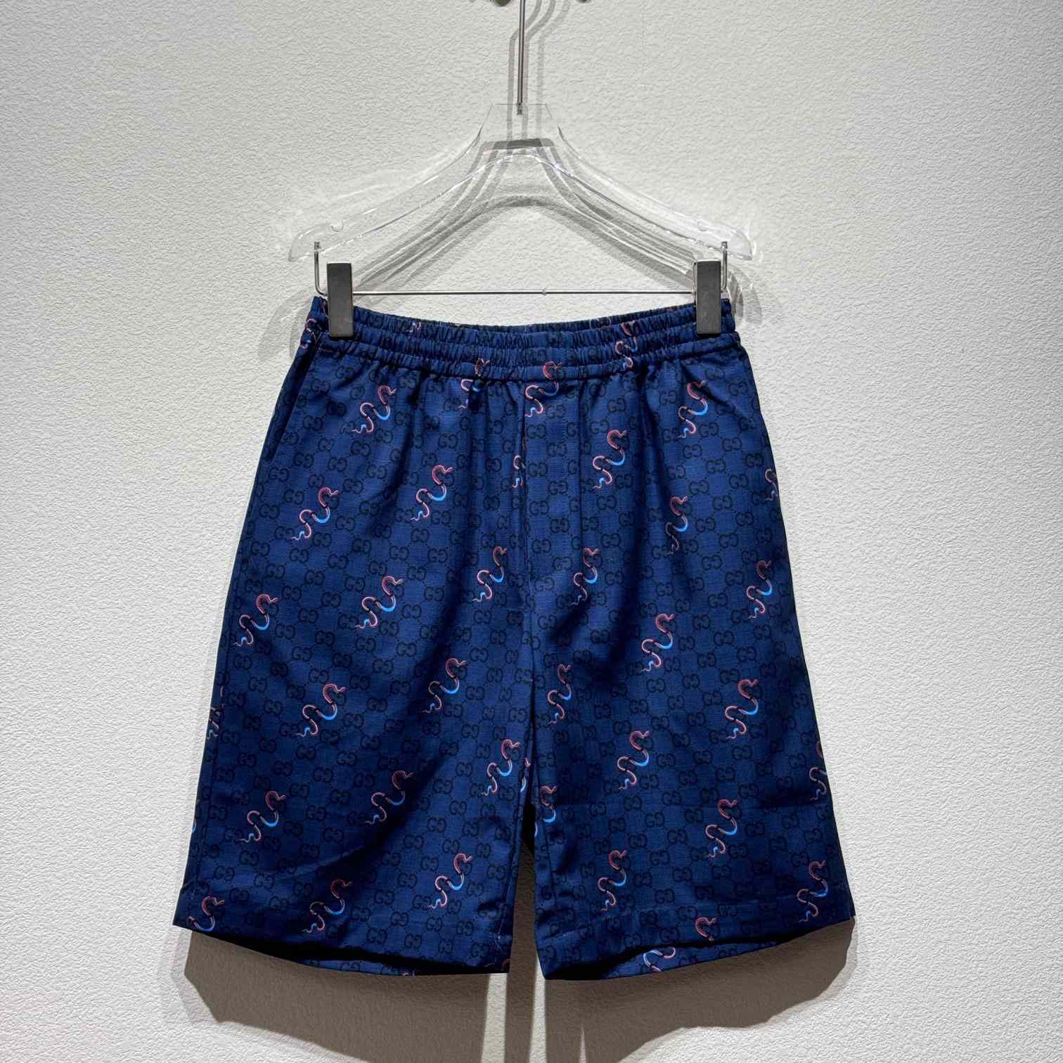 Gucci Printed Cotton Ripstop Shorts - DesignerGu