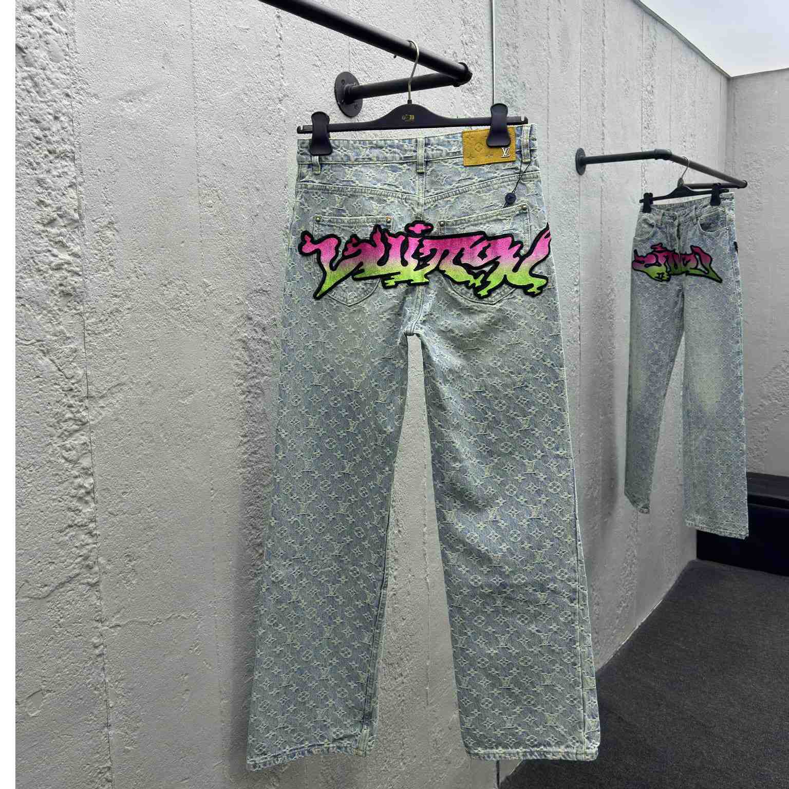 Louis Vuitton Baggy Denim Pants - DesignerGu