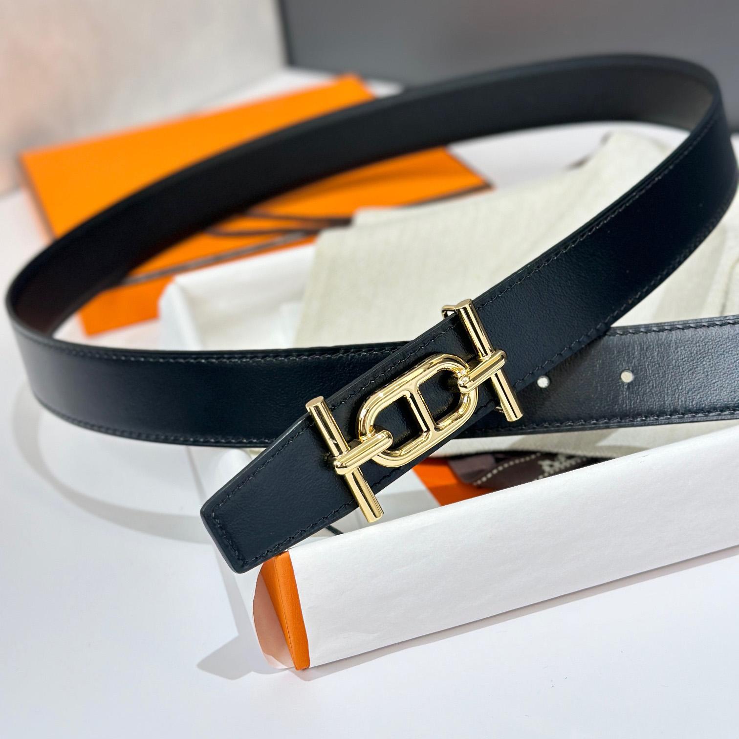 Hermes Ancre Buckle & Reversible Leather Strap 32mm - DesignerGu