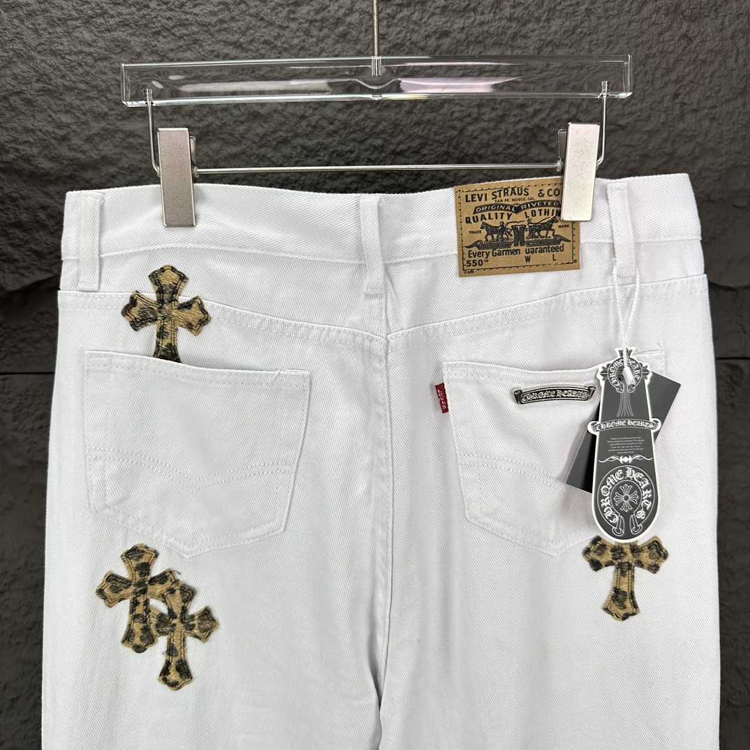 Chrome Hearts Straight Leg Jeans - DesignerGu