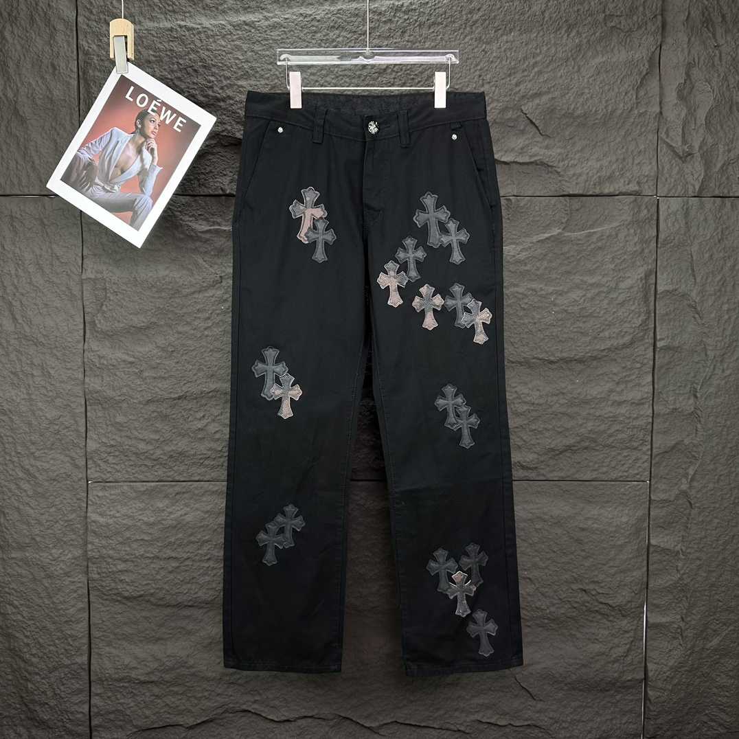 Chrome Hearts Straight Leg Jeans - DesignerGu