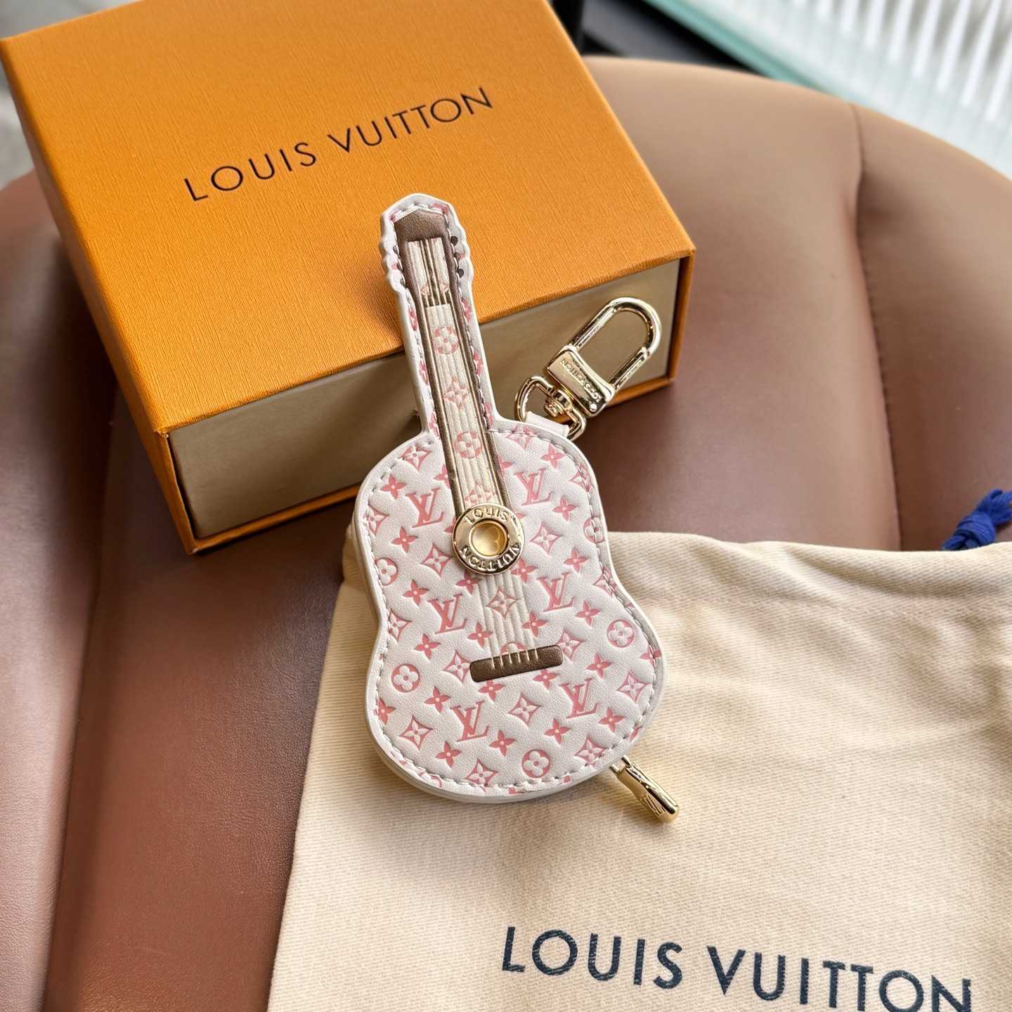 Louis Vuitton Guitar Pouch Bag Charm   M02032 - DesignerGu