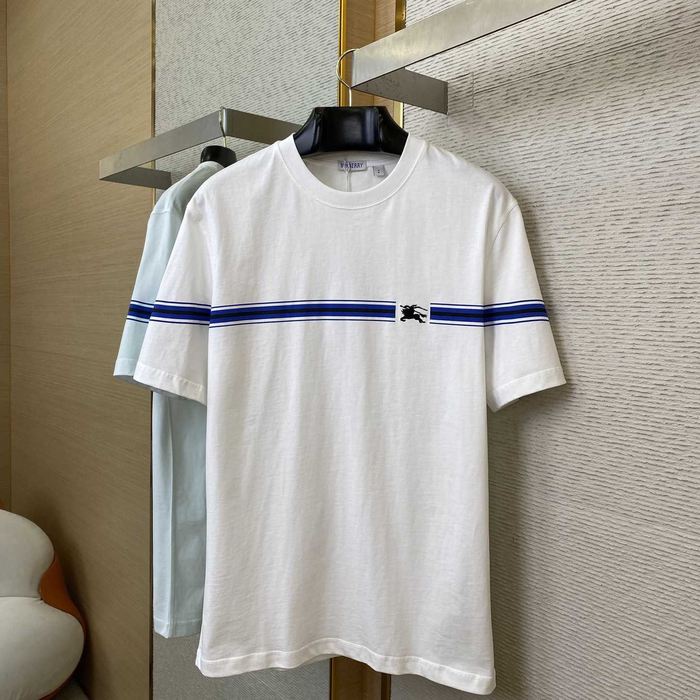 Burberry Striped Cotton T-shirt - DesignerGu