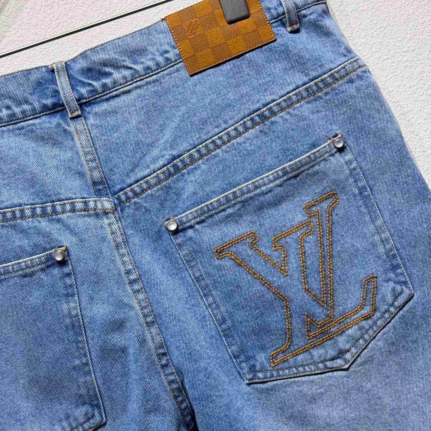 Louis Vuitton LV Denim Shorts    1AGTHT - DesignerGu