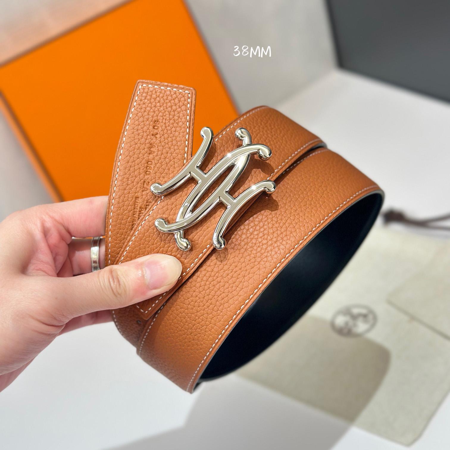 Hermes Neo Lift Belt Buckle & Reversible Leather Strap 38 mm - DesignerGu