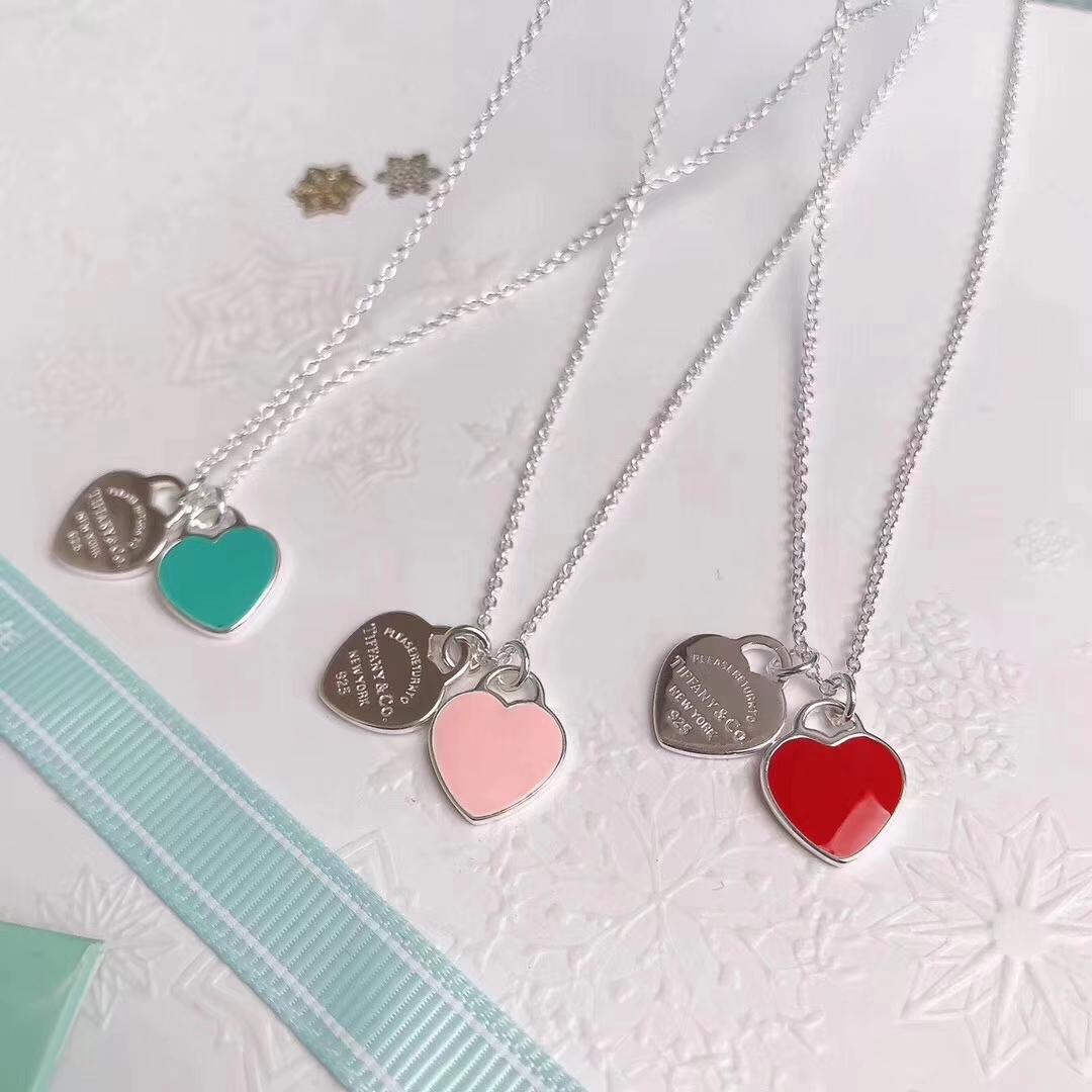 Tiffany & Co. Double Heart Tag Pendant - DesignerGu