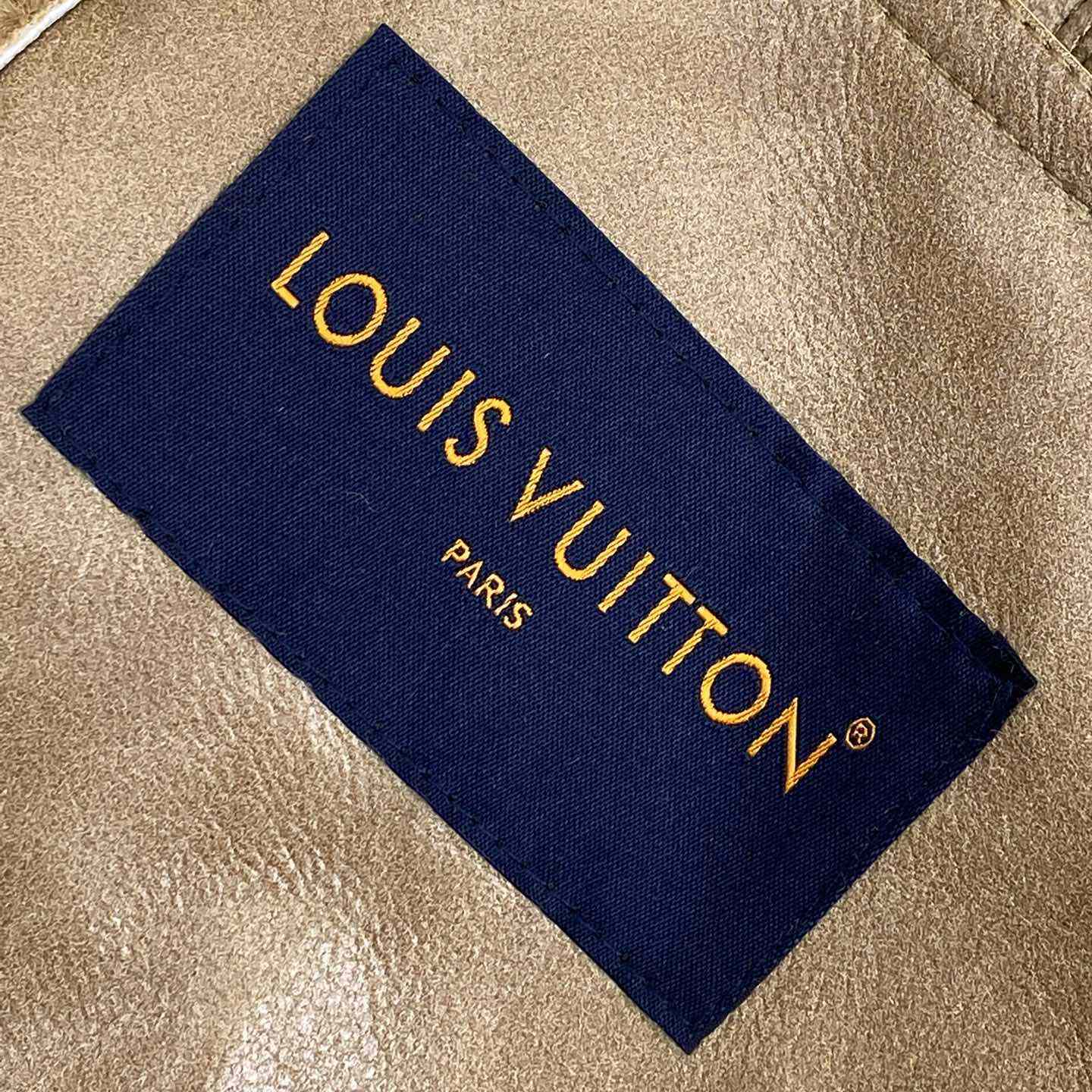 Louis Vuitton Shearling Trucker Jacket   1AGJGD - DesignerGu