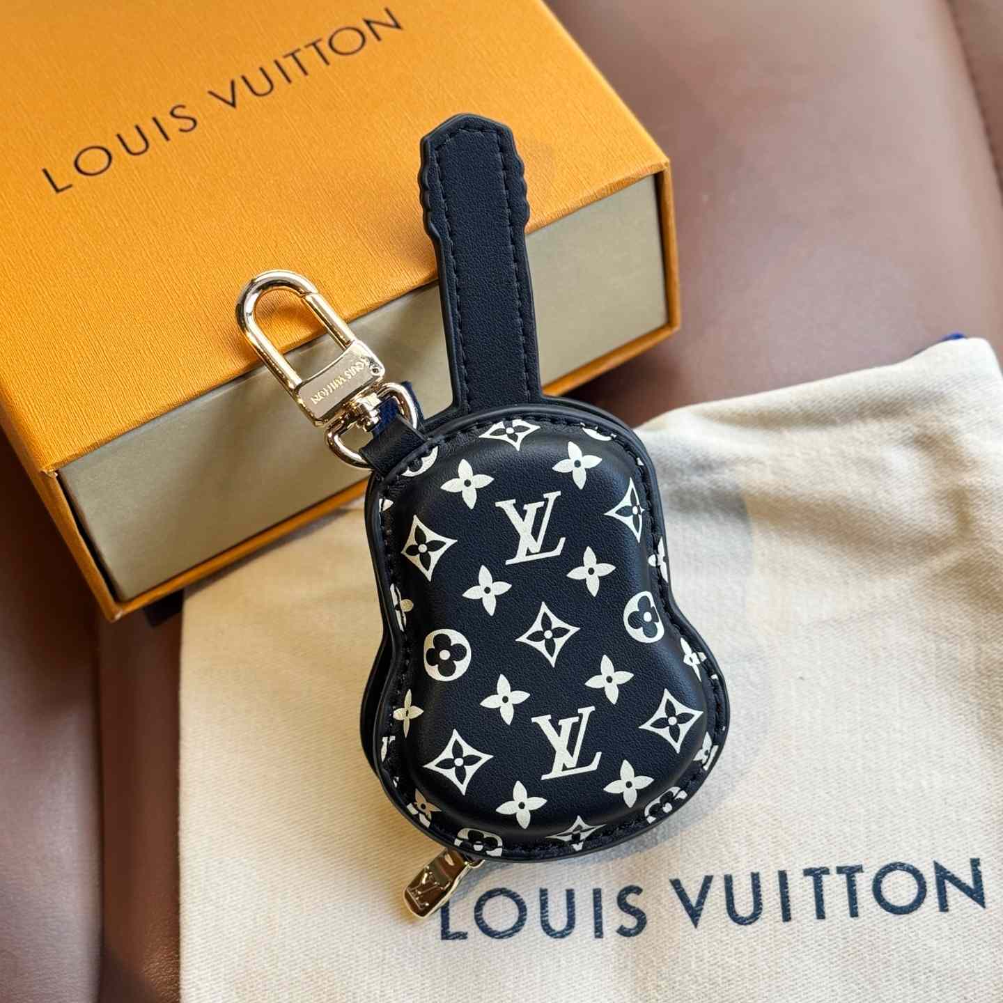 Louis Vuitton Guitar Pouch Bag Charm   M02032 - DesignerGu