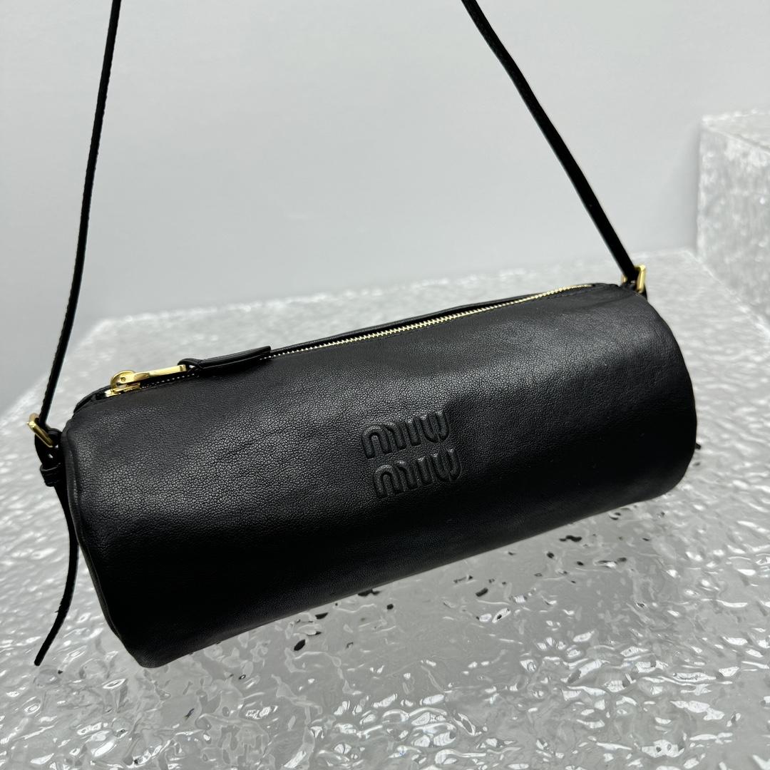 Miu Miu Nappa Leather Pouch - DesignerGu