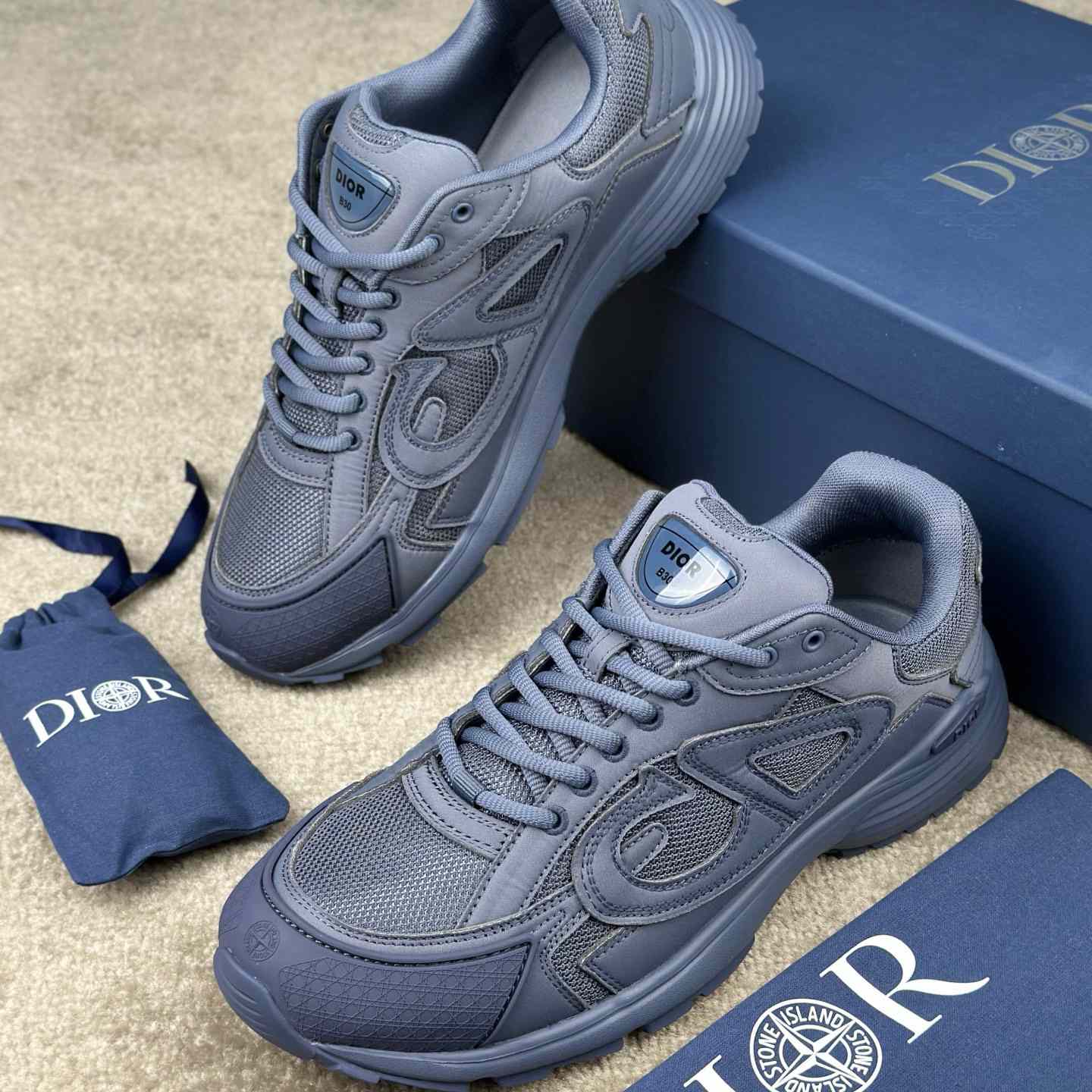 Stone Island x Dior B30 Sneaker  - DesignerGu