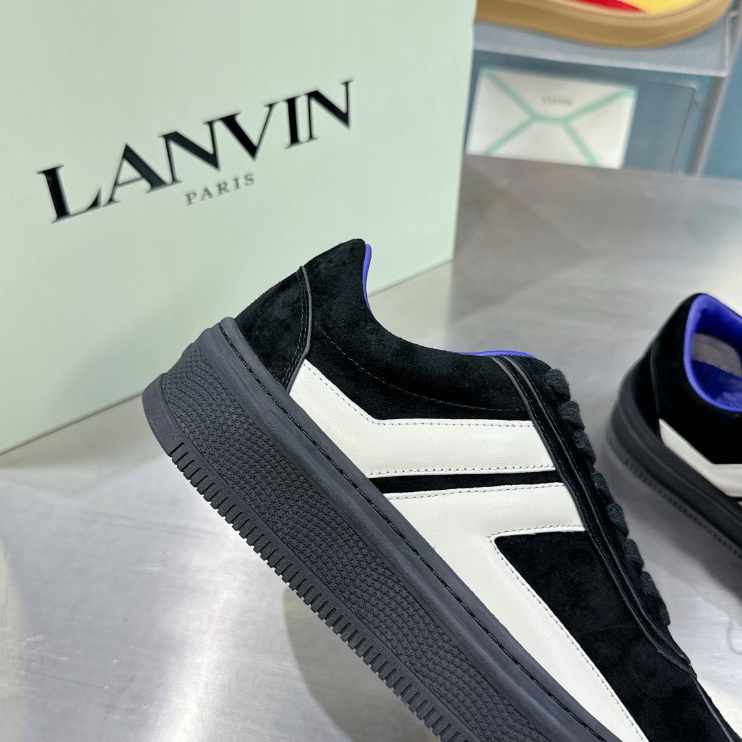 Lanvin x Future Cash Suede Sneakers - DesignerGu