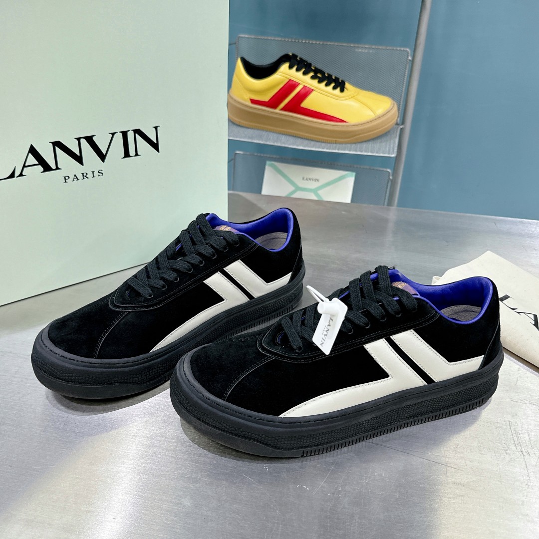 Lanvin x Future Cash Suede Sneakers - DesignerGu