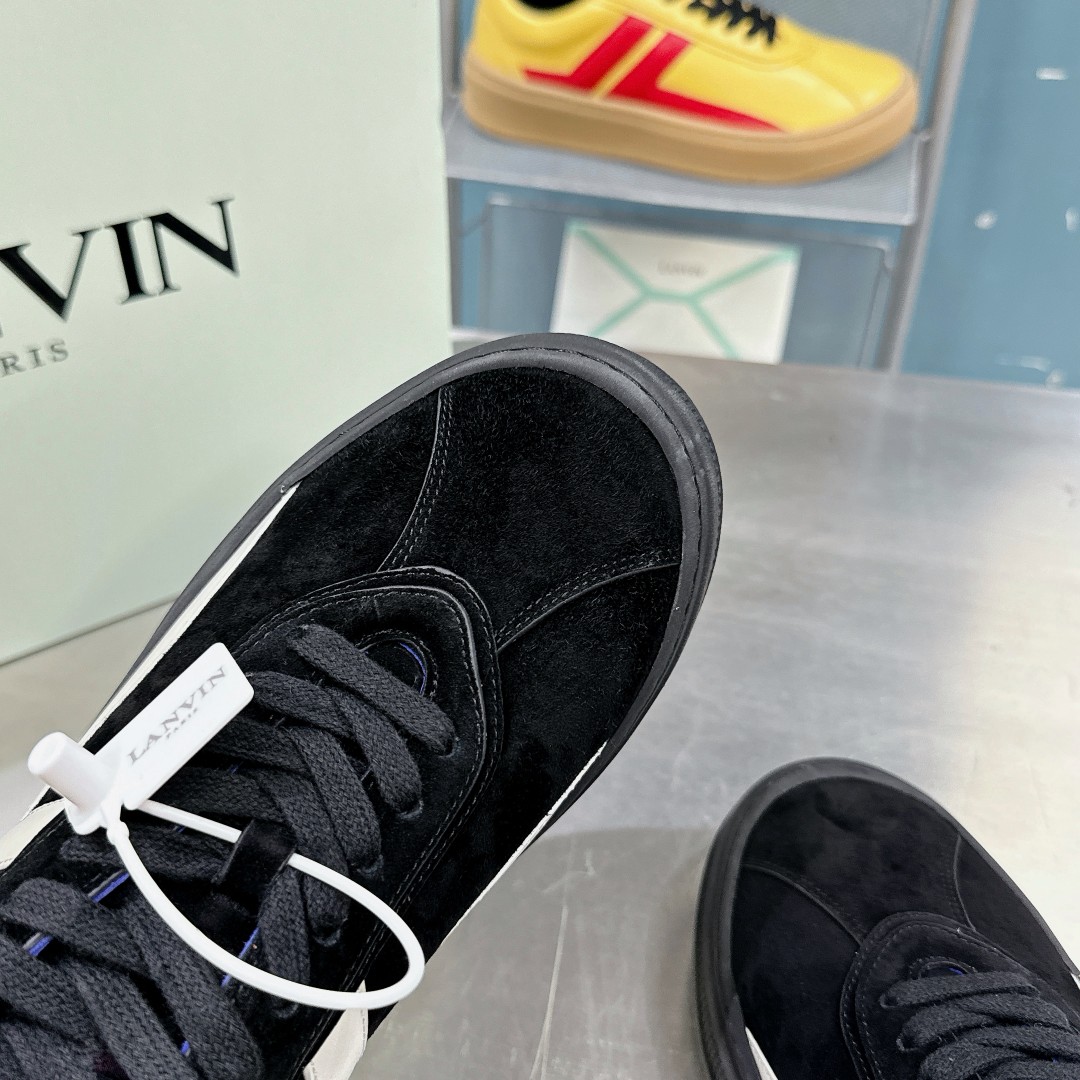 Lanvin x Future Cash Suede Sneakers - DesignerGu