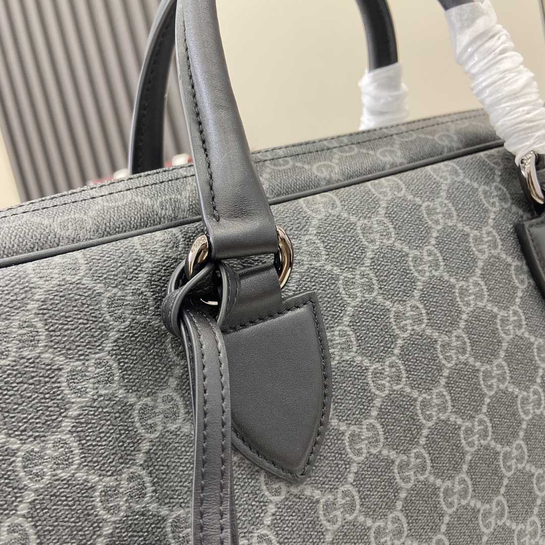 Gucci GG Emblem Medium Briefcase - DesignerGu