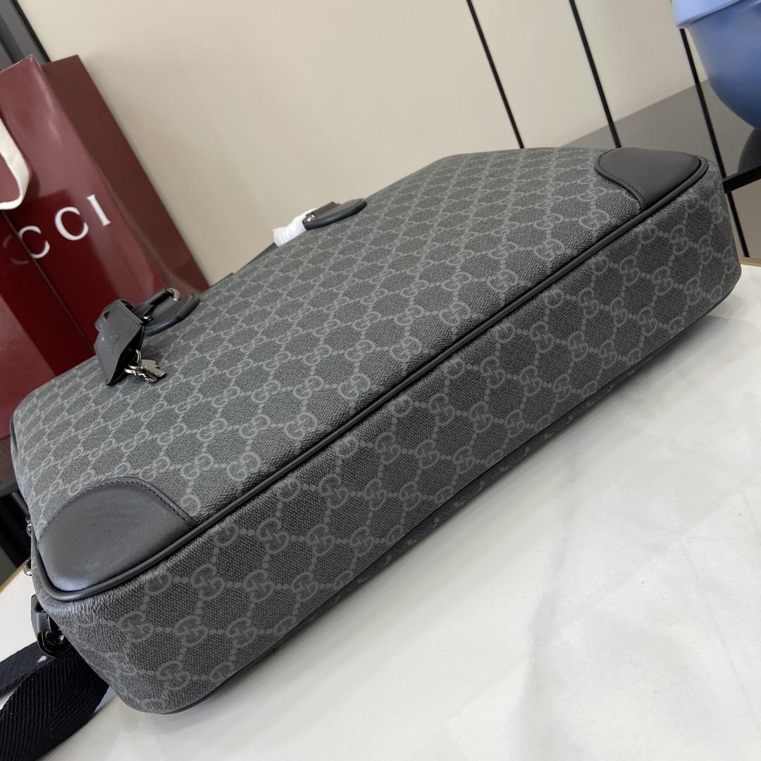 Gucci GG Emblem Medium Briefcase - DesignerGu