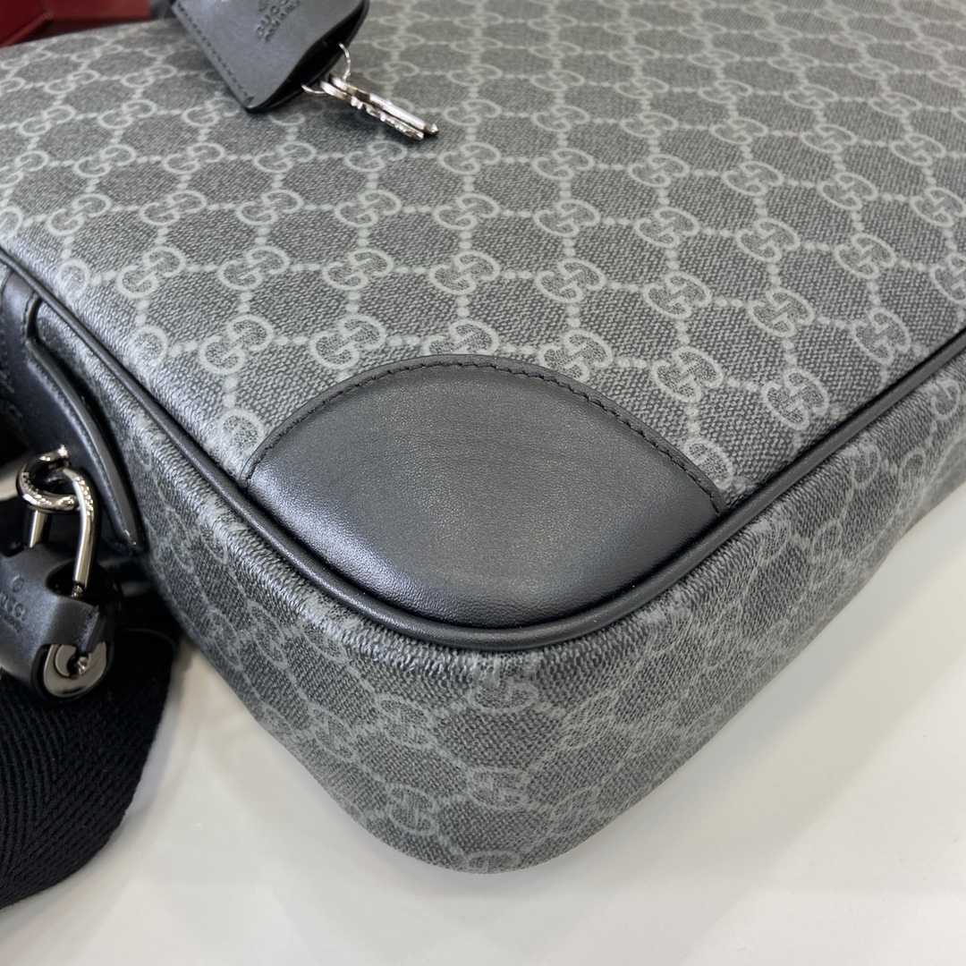 Gucci GG Emblem Medium Briefcase - DesignerGu