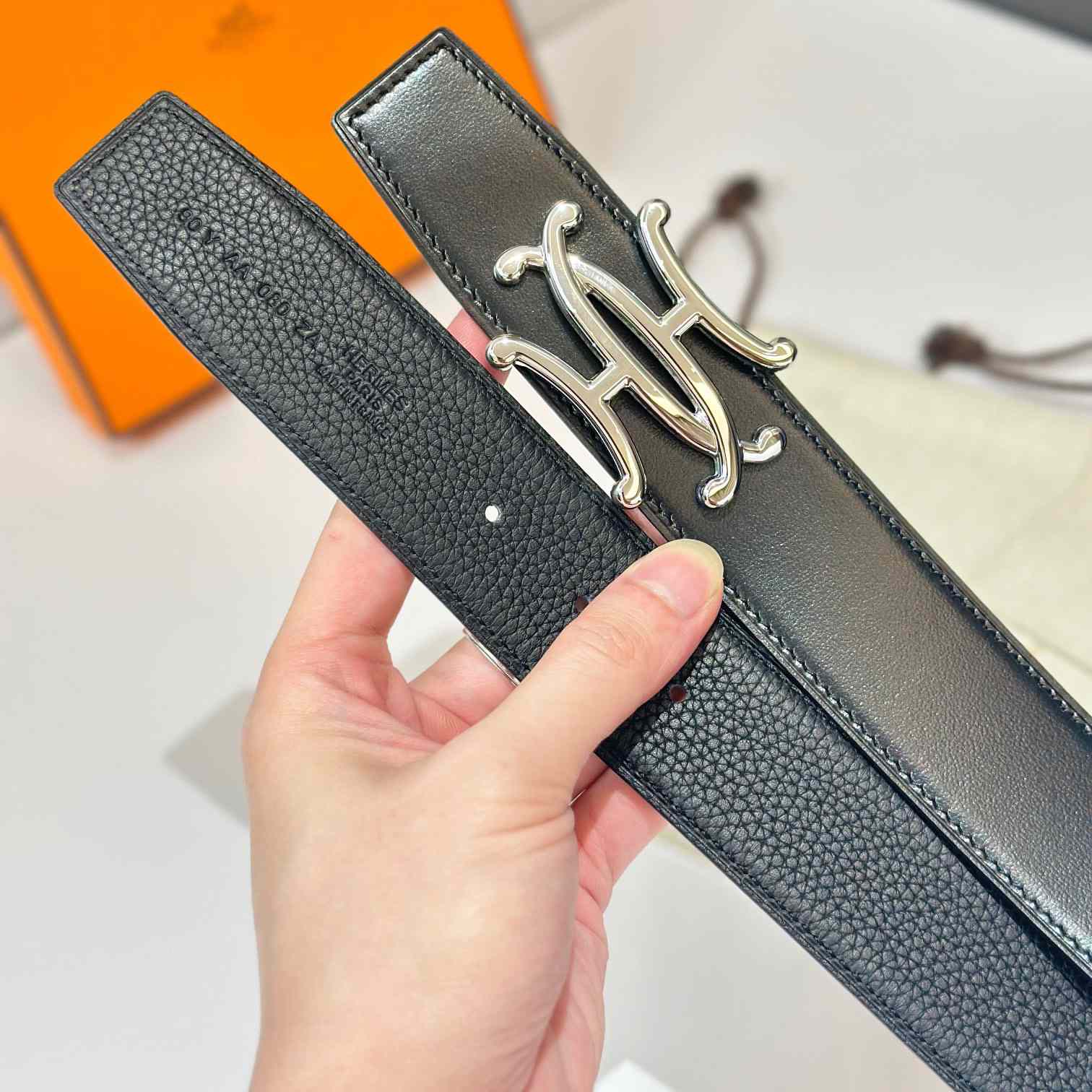 Hermes Neo Lift Belt Buckle & Reversible Leather Strap 38 mm - DesignerGu