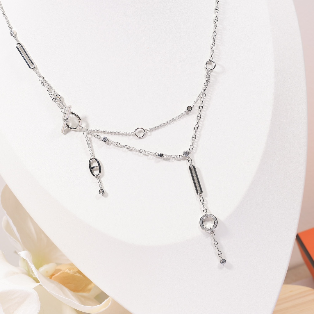 Hermes Chaine D'ancre Chaos Lariat Necklace - DesignerGu