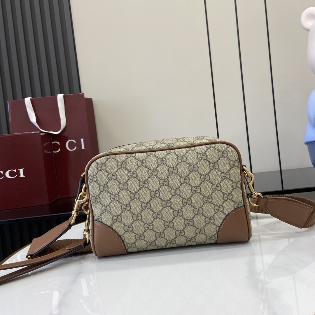 Gucci GG Emblem Small Crossbody Bag - DesignerGu