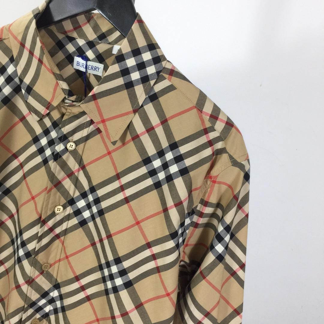 Burberry Check Cotton Shirt - DesignerGu